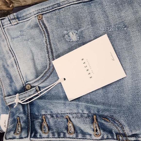 KanCan Mid-rise Button Up Distressed Flare Jeans - Picture 3 of 12